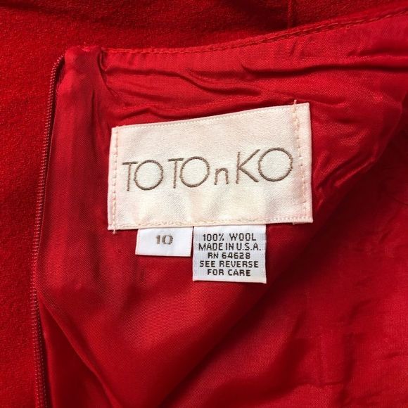 🆕 Red Mini Wool Skirt💥 - Picture 4 of 16